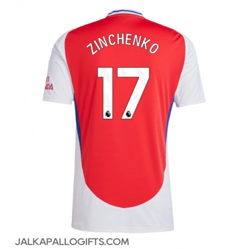 Arsenal Oleksandr Zinchenko #17 Kotipaita 2024-25 Lyhythihainen